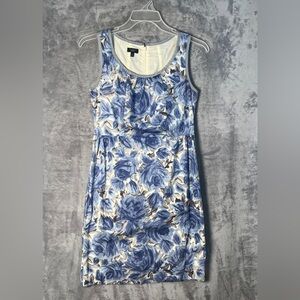 Talbots Light Blue and White Dress